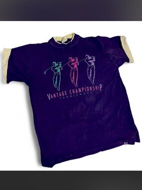 Gear For Sports Purple Short-Sleeve Tee with Golf Graphic